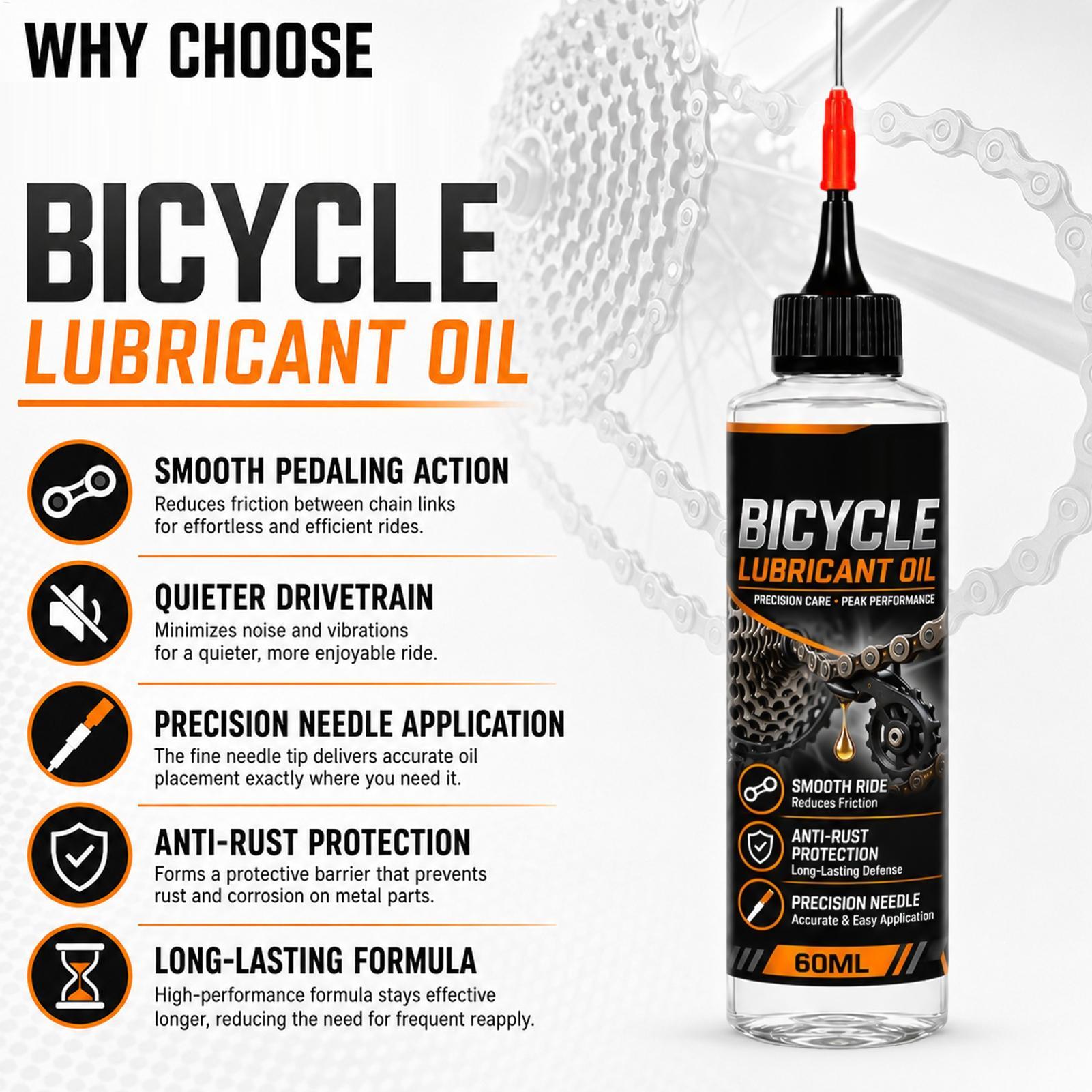 Grease For Heavy Equipment - Lubrifiant pour chaîne de vélo 60ml,