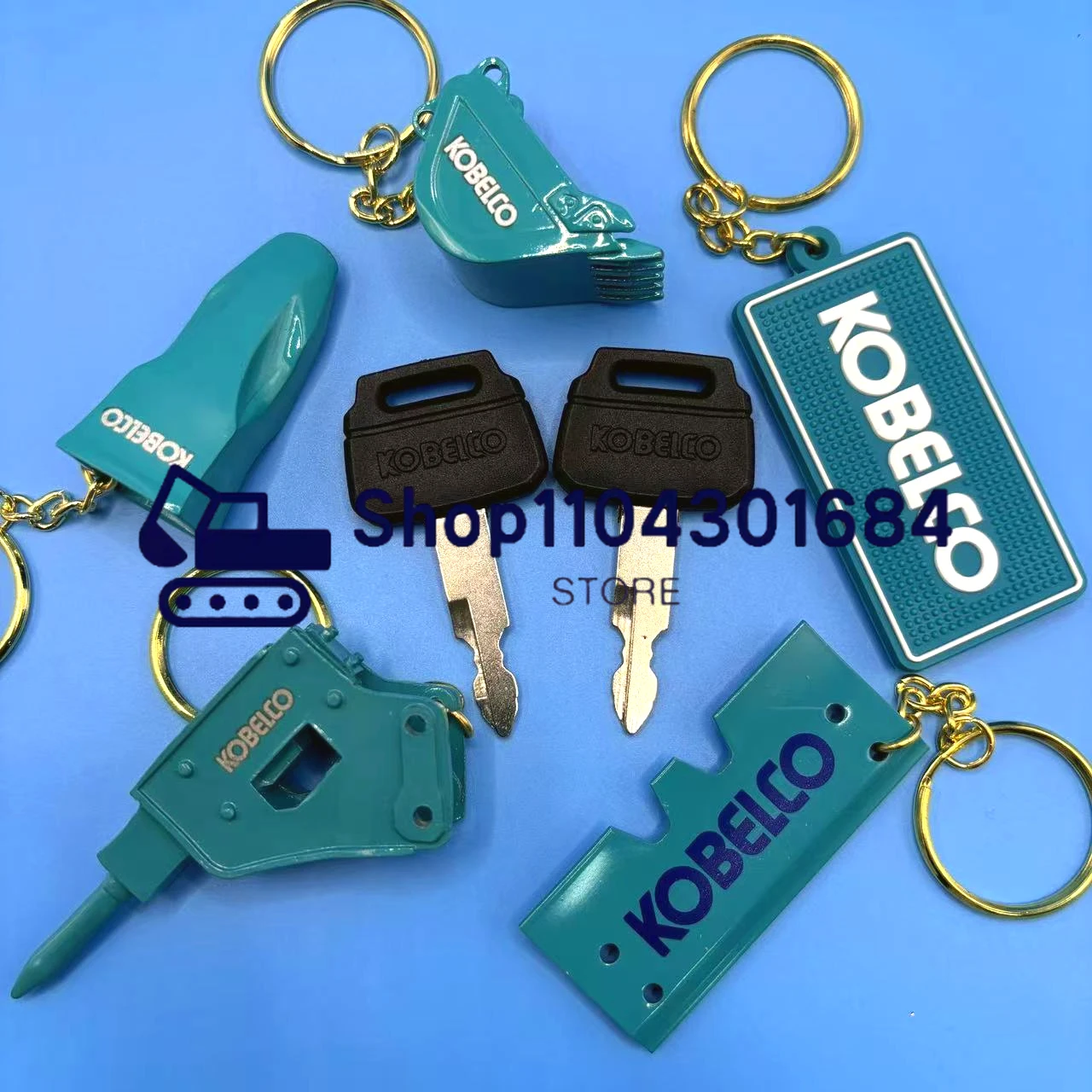 Heavy Equipment Keychain - Porte-clés K250 pour Kobelco EbrapEquipment, 2