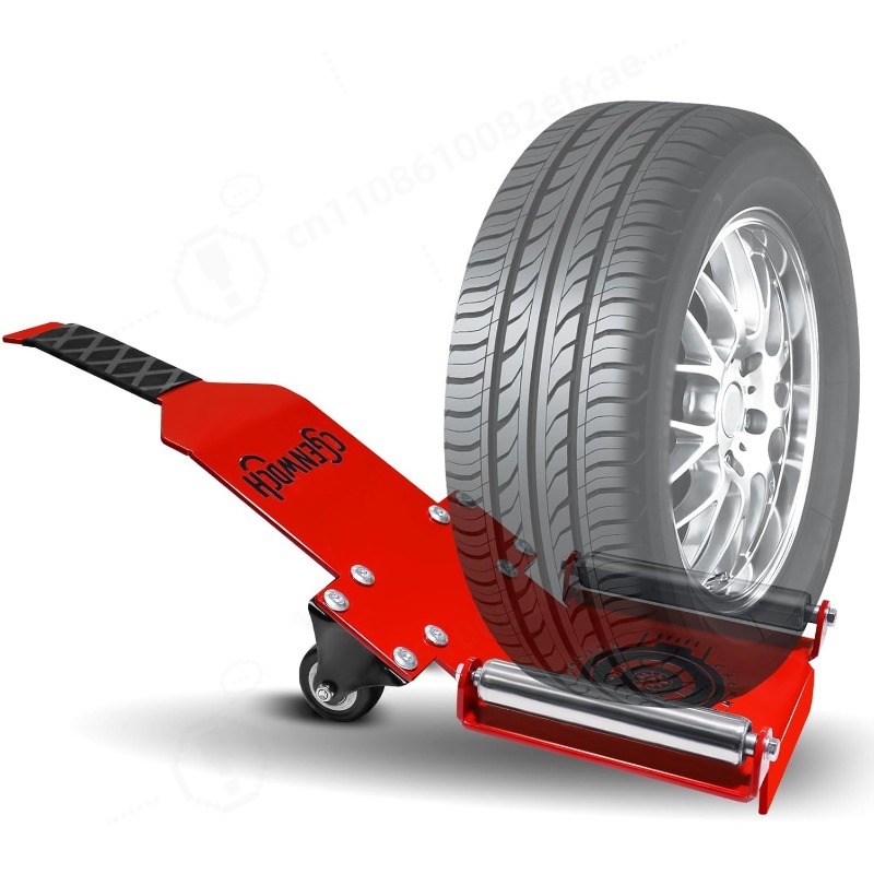 Vehicle Heavy Equipment - Lève-roue portable robuste avec planche coulissante