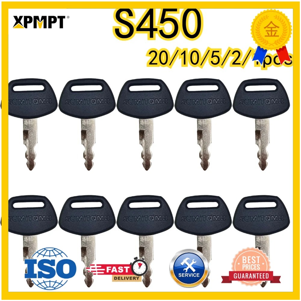 20/10/5/2/1 pièces Clés de con - Heavy Equipment Logos avis et prix