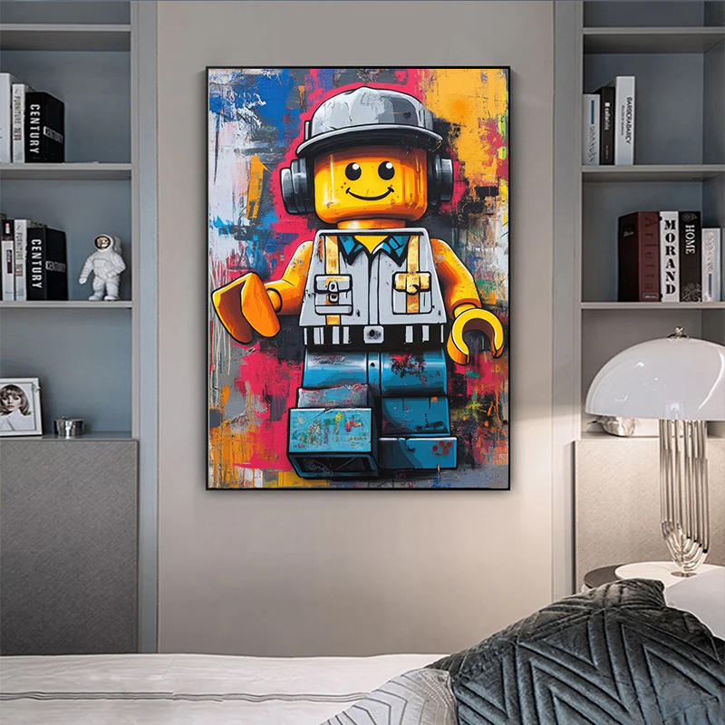 Affiches de dessin animé abstr - Heavy Equipment Background avis et prix