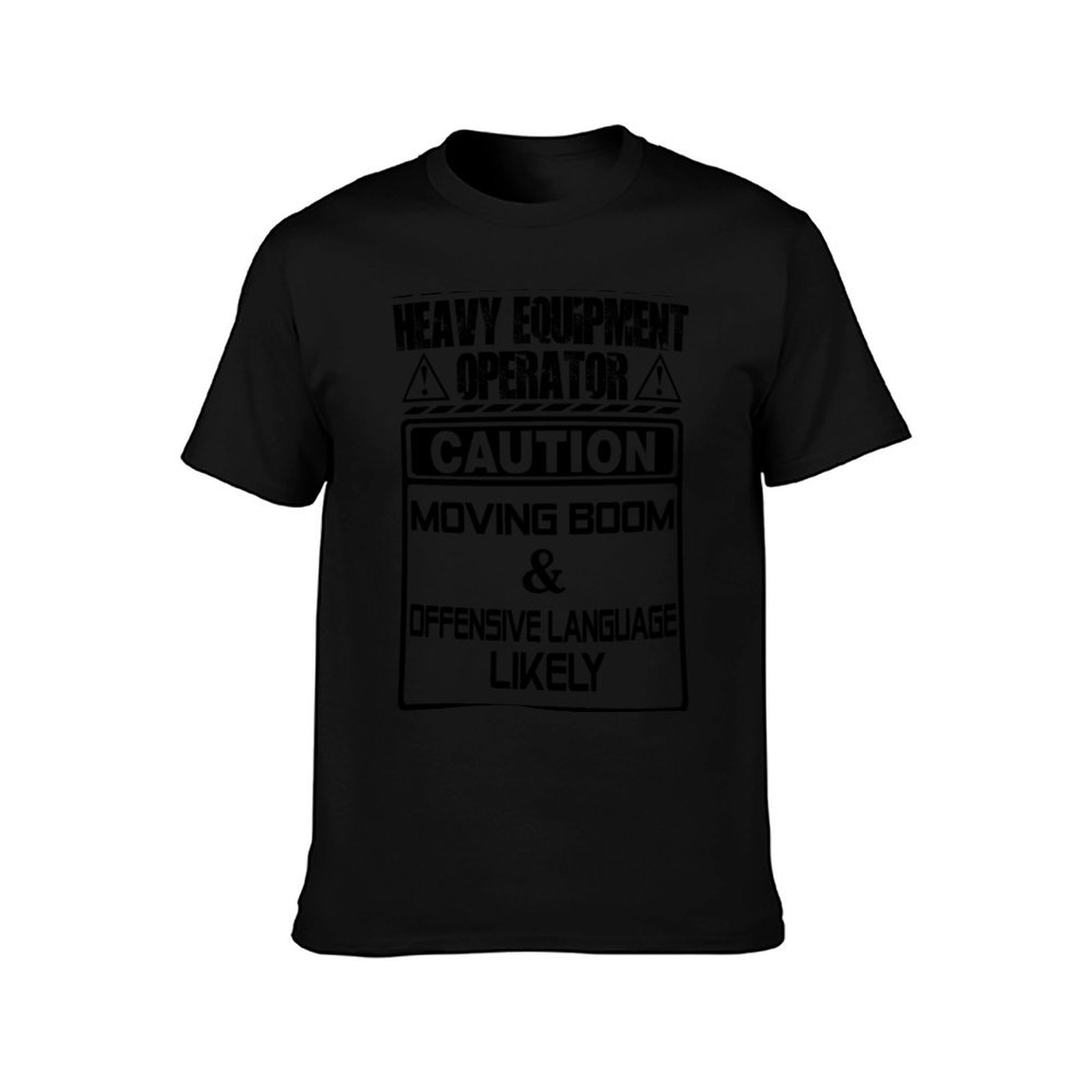 T-shirt décontracté avec impri - Heavy Equipment Background avis et prix