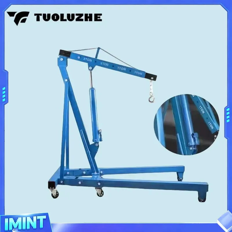 Grue hydraulique pliable bleue - Hydraulic Floor Jack avis et prix